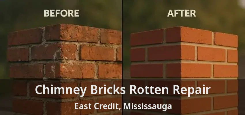 Chimney Bricks Rotten Repair East Credit, Mississauga - ON