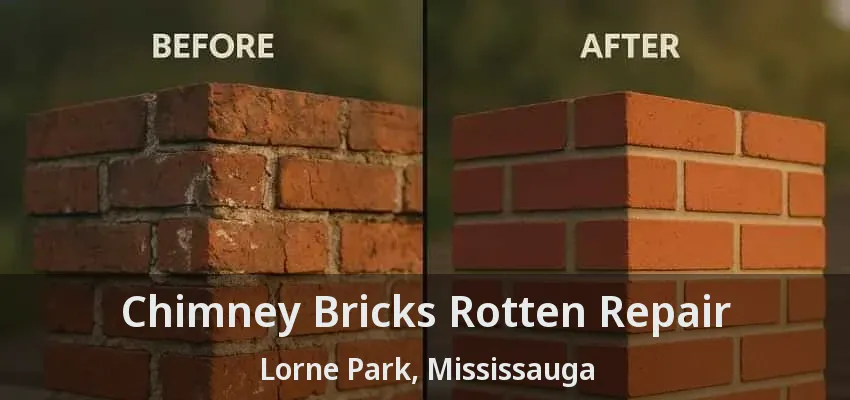 Chimney Bricks Rotten Repair Lorne Park, Mississauga - ON