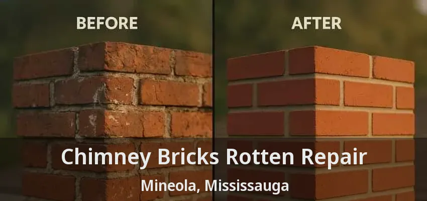 Chimney Bricks Rotten Repair Mineola, Mississauga - ON
