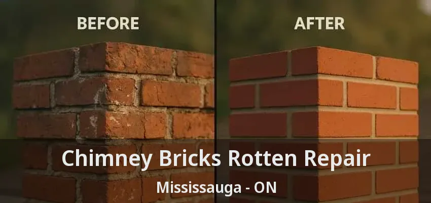 Chimney Bricks Rotten Repair Mississauga - ON