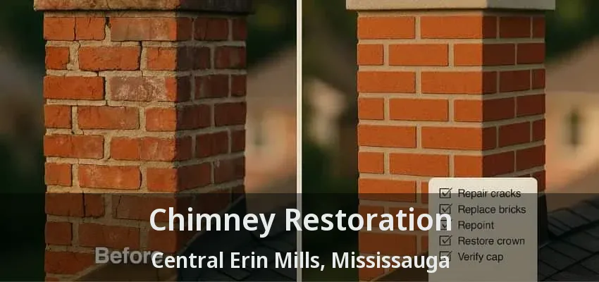 Chimney Restoration Central Erin Mills, Mississauga - ON