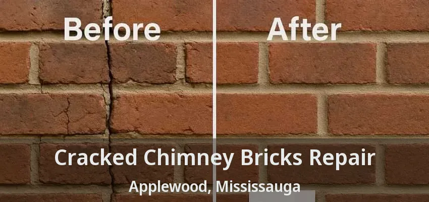 Cracked Chimney Bricks Repair Applewood, Mississauga - ON