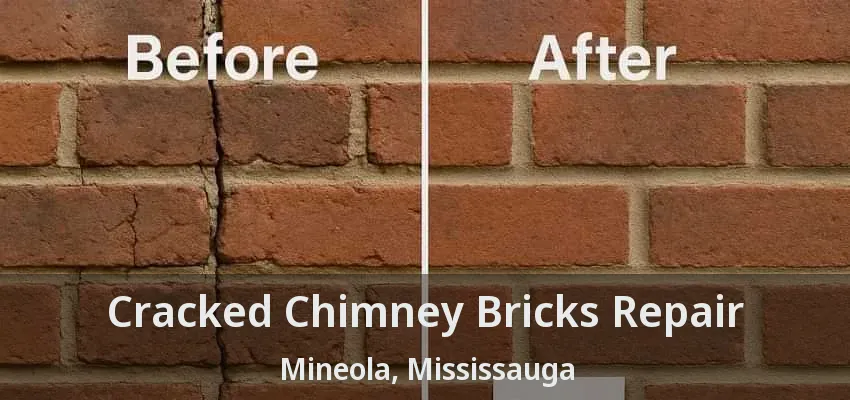 Cracked Chimney Bricks Repair Mineola, Mississauga - ON