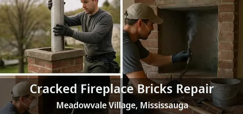 Cracked Fireplace Bricks Repair Meadowvale Village, Mississauga - ON