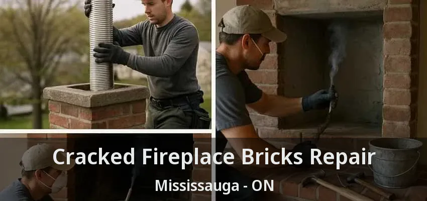 Cracked Fireplace Bricks Repair Mississauga - ON