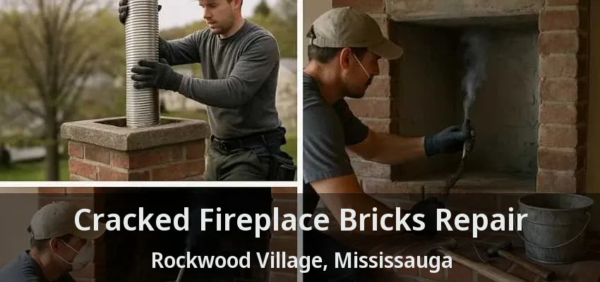 Cracked Fireplace Bricks Repair Rockwood Village, Mississauga - ON
