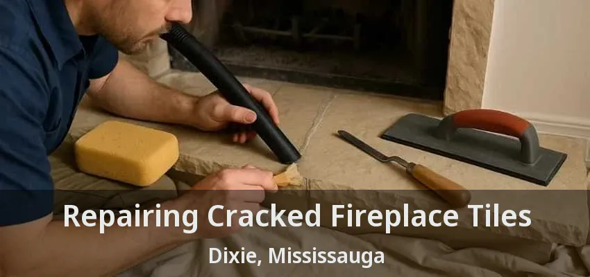 Repairing Cracked Fireplace Tiles Dixie, Mississauga - ON